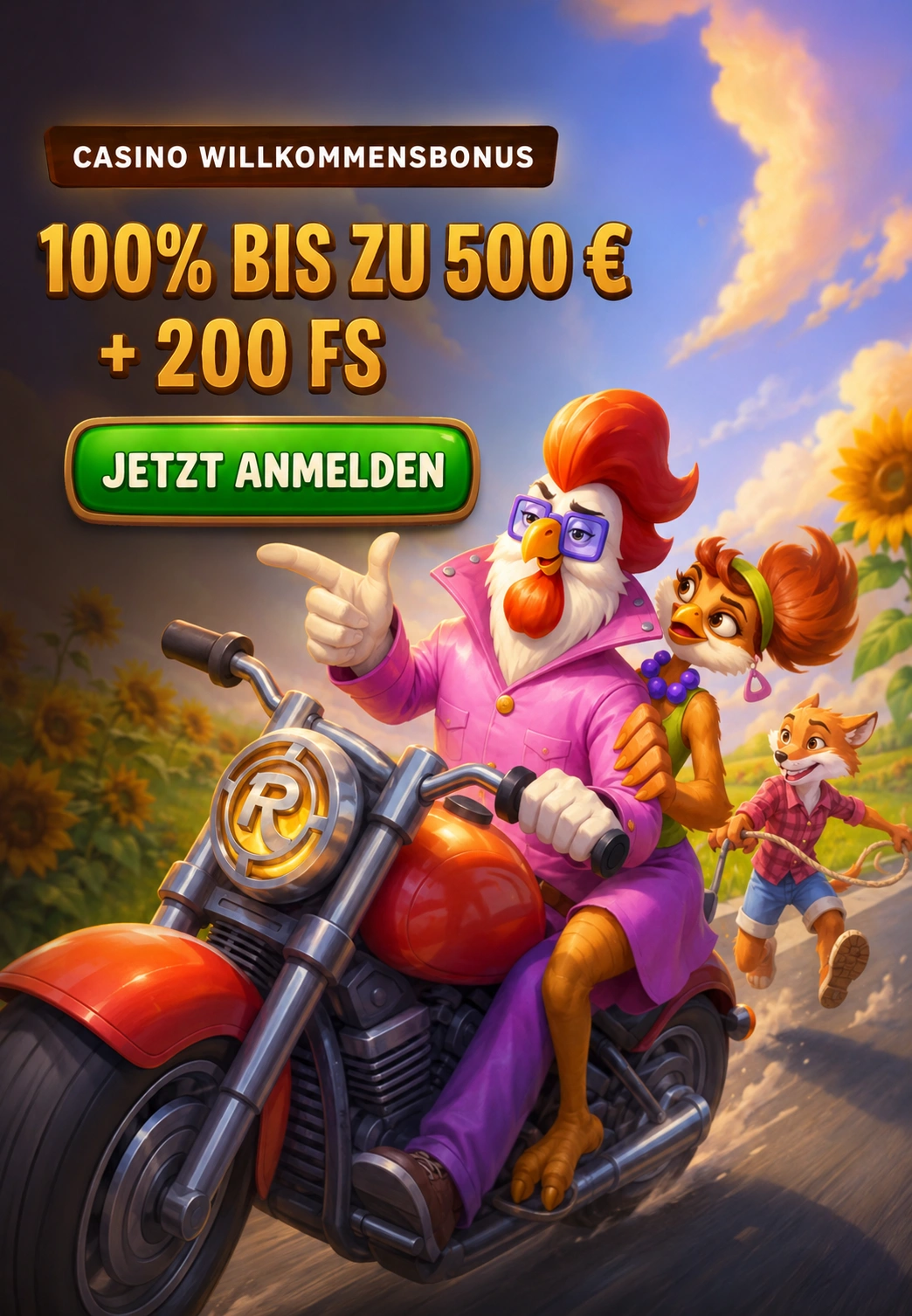 Roostino Casino Affiliate-Landing-Preview